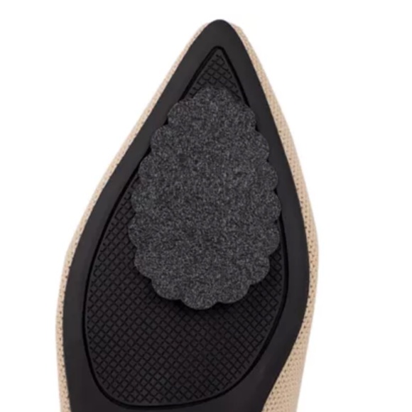 NEW Foot Petals No-Slip Grips- 2 pair, black and white - Picture 3 of 8